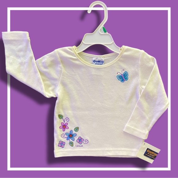 Deadstock OshKosh Embroidered Shirt - 18m - Picture 2 of 2